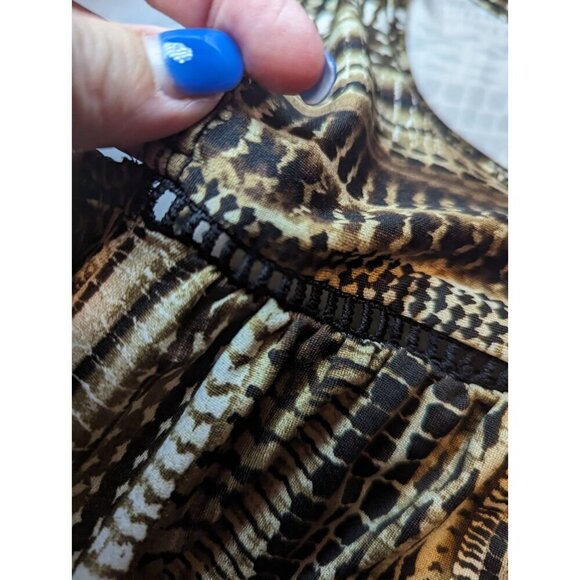 Robert Louis Women's Brown Bell Sleeve Cold Shoulder Top Size Small NWT RN87348 - Picture 11 of 15